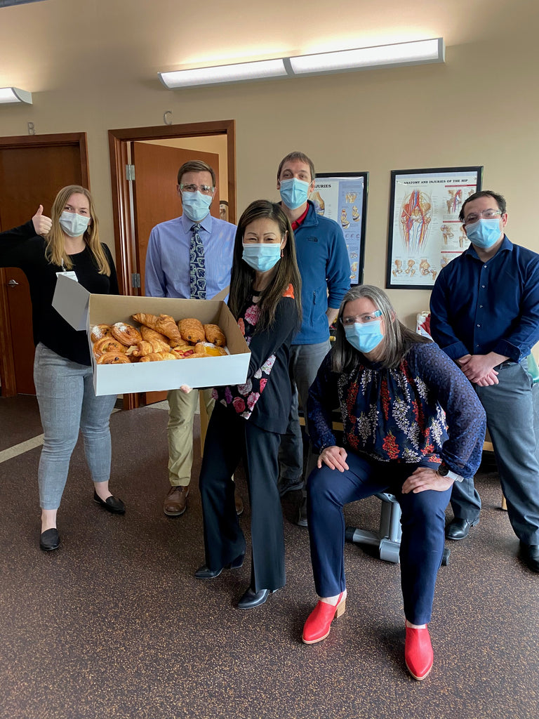 Pastries for hospitals/first responders