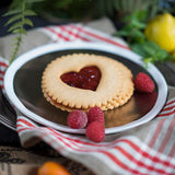 Raspberry Heart Cookie