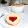 Raspberry Heart Cookie